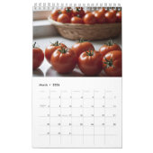 Calendrier Toutes sortes de nourriture (Mar 2026)