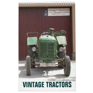Calendrier Tracteurs vintages 2025 Traktor Kalender