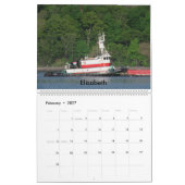 Calendrier Tractions subites sur le fleuve Hudson 2016 (Feb 2027)