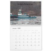 Calendrier Tractions subites sur le fleuve Hudson 2017 (Jan 2027)