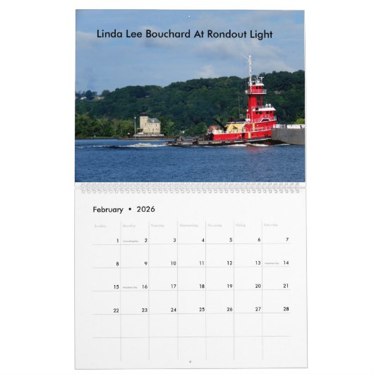 Calendrier Tractions subites sur le fleuve Hudson 2017 (Feb 2026)