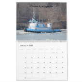 Calendrier Tractions subites sur le fleuve Hudson 2017 100% (Jan 2027)