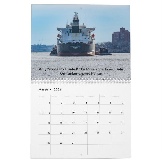 Calendrier Tractions subites sur le fleuve Hudson 2019 KVK (Mar 2026)