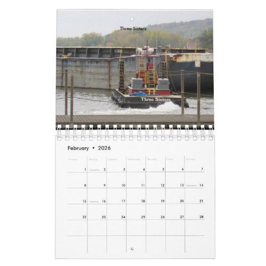 Calendrier Tractions subites sur les Towboats 2018 du fleuve (Feb 2026)