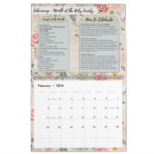 Calendrier Traditional 1962 Missal Catholic Liturgical  (Feb 2026)