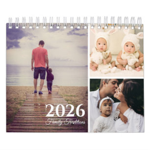 Calendrier Traditions de famille modernes Photo 2026