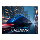 Calendrier Trains futuristes (Protection)
