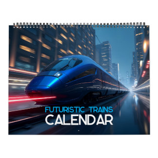 Calendrier Trains futuristes