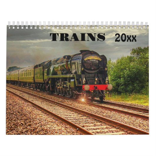 Calendrier Trains modifiables (Protection)