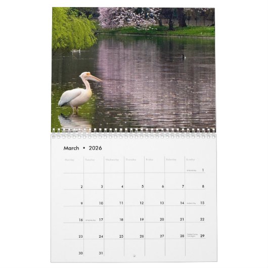 Calendrier Tranquil London  (Mar 2026)