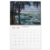 Calendrier Tranquilité 2025 par l'artiste Tammy Te (Mar 2026)