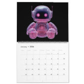 Calendrier Translucent Robots (Jan 2026)