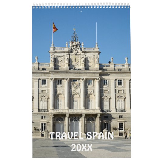 Calendrier Travel Espagne 12 mois (Protection)