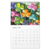 Calendrier Trèfles 2027 (Feb 2027)