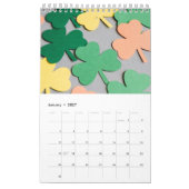 Calendrier Trèfles 2027 (Jan 2027)
