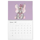 Calendrier Treize éléphants et une girafe (Feb 2027)