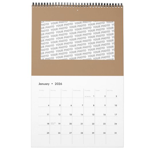 Calendrier Tribal MAYA ancien masque motif 1 (Jan 2026)