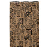 Calendrier Tribal MAYA ancien masque motif 1 (Protection)