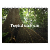 Calendrier tropical de forêts tropicales (Protection)