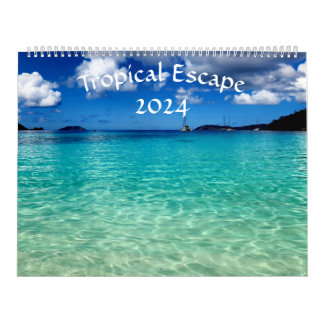 Calendrier Tropical Escape 2024