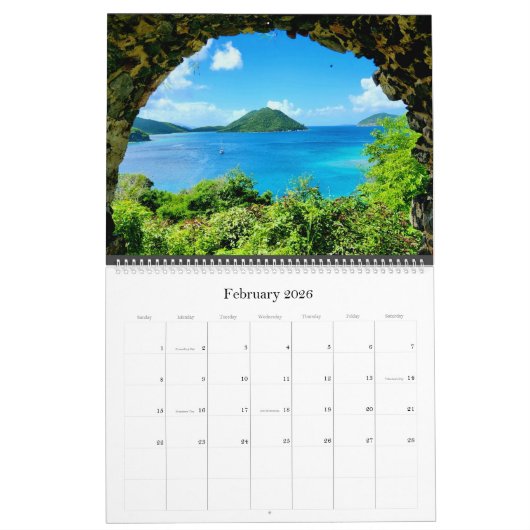 Calendrier Tropical Escape 2024 (Feb 2026)