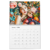 Calendrier Tropical Goddesses – Women in Fruit & Bloom (Jan 2026)
