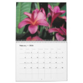 Calendrier tropical hawaïen de Flora 2015 (Feb 2026)