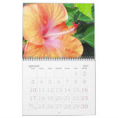 Calendrier Tropical Hibiscus Flowers (Jan 2027)