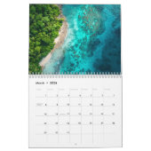Calendrier Tropical Ocean Views & Serene Coastal | Beaches  (Mar 2026)