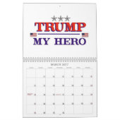 Calendrier TRUMP pour 2023 (Mar 2027)