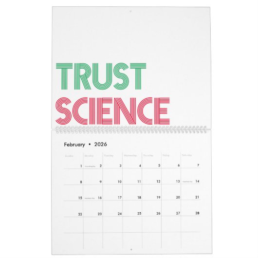 Calendrier trust science Calendar (Feb 2026)