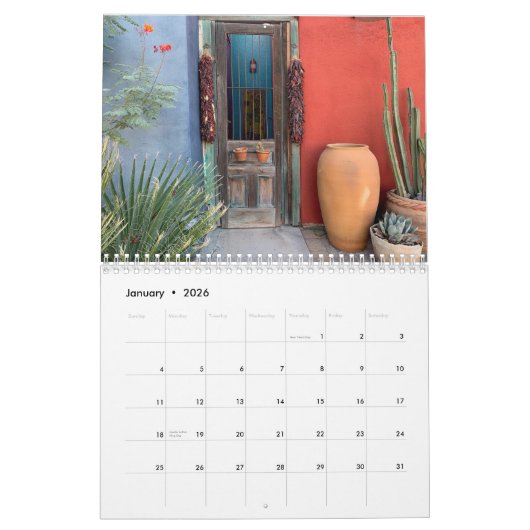 Calendrier TUCSON 2022 (Jan 2026)