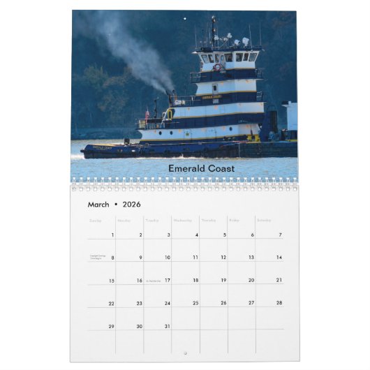 Calendrier Tugs Sur La Rivière Hudson 2022 Dann Marine Towing (Mar 2026)