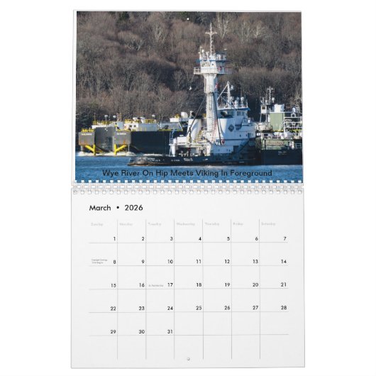 Calendrier Tugs Sur La Rivière Hudson 2022 Multiples & Rencon (Mar 2026)