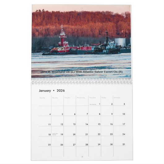 Calendrier Tugs Sur La Rivière Hudson 2022 Multiples & Rencon (Jan 2026)