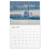 Calendrier Tugs Sur La Rivière Hudson Avec Des Tows Uniques 2 (Mar 2027)