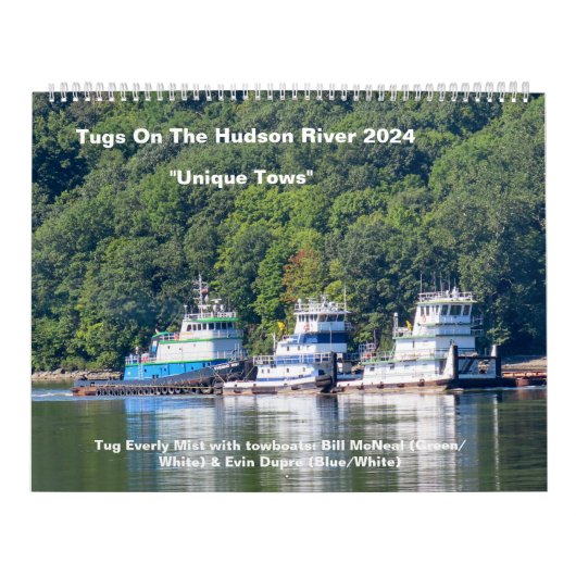 Calendrier Tugs Sur La Rivière Hudson Avec Des Tows Uniques 2 (Protection)