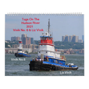 Calendrier Tugs Vinik No. 6 & Liz Vinik Sur La Rivière Hudso