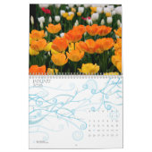 Calendrier Tulipe élégante et fleurs florales Roses Photograp (Jan 2026)