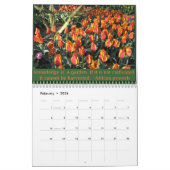 Calendrier Tulipes avec des citations et des énonciations (Feb 2026)