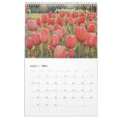 Calendrier Tulipes champ aquarelle peinture 7 (Mar 2026)