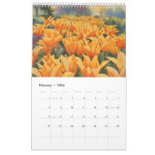 Calendrier Tulipes champ aquarelle peinture 7 (Feb 2026)