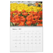 Calendrier Tulipes et moulins à vent (Feb 2027)