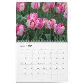 Calendrier Tulipes toute l'année (Mar 2027)
