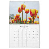 Calendrier tulipes toute l'année (Feb 2026)