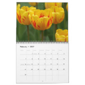 Calendrier tulipes uniquement (Feb 2027)