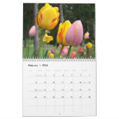 CALENDRIER TULIPS Calendars Tulip Fleurs (Feb 2026)