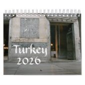 Calendrier Turkey Calendar 2026 (Protection)