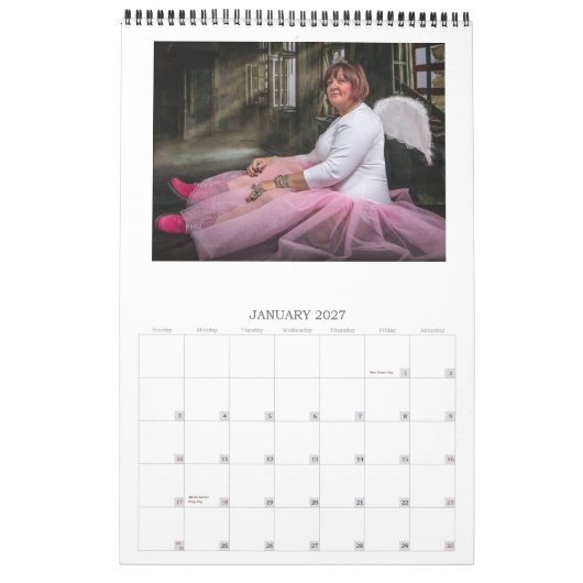 CALENDRIER TUTU POUR BLEU (Jan 2027)