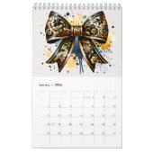 Calendrier Twelve Seasonal Coquette Bows Calendar (Jan 2026)